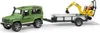 bruder Land Rover Defender  mit Mini-Bagger , Maßstab 1:16 Produktbild-Vorschau 13