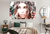 MuchoWow® Poster Frau - Blumen - Indischer Kopfschmuck - Produktbild-Vorschau 4