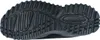 The image shows the sole of a black shoe. Voir les images du produit