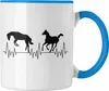 Trendation - Pferde Reiten Herzschlag Tasse Geschenk für Produktbild-Vorschau 1