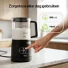 Olvy Elektrische melkschuimer van glas, 4-in-1, 500W, met Productafbeelding-voorbeeld 6