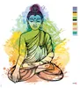 Zuty - Malen nach Zahlen - FARBIGER BUDDHA, 40x50 cm, ohne Produktbild-Vorschau 3