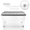 BigDean 4 Stück 60 L Aufbewahrungsbox mit Deckel groß Produktbild-Vorschau 8