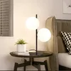 ZMH Noční lampa černá Moderní stolní lampa Mosaz 2 plameny Náhled obrázku produktu 4