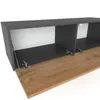 STIV Möbel | Szafka RTV Wisząca 140x39,6x35 cm Szary Mat / Podgląd zdjęcia produktu 3