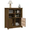 vidaXL Sideboard Honigbraun 83x41,5x100 cm Massivholz Produktbild-Vorschau 6