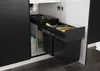 Blanco Botton II 30/2 Manual, odpadkový kôš, 2x15 l, čierny Náhľad obrázku produktu 2