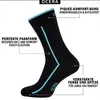 Schwarze Socken Uni mit stylischen, modernen blau Streifen Produktbild-Vorschau 3