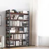 Industrielles Rustikales Stehendes Bücherregal 6 Regale Produktbild-Vorschau 7