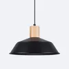 Pendelleuchte FANO Schwarz 1xE27 15W Stahl 120x34x34cm Produktbild-Vorschau 7