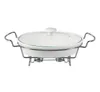 Maestro ovaler weißer Speisenwärmer 30 cm, 1,6 l Produktbild-Vorschau 1
