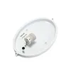 The underside of a white oval light fixture with a socket for a light bulb. Podgląd zdjęcia produktu