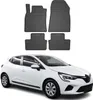 2019-2025 Renault Clio tappetini in gomma nera 4 pz Anteprima dell’immagine prodotto 1