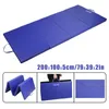 Turnmatte Weichbodenmatte klappbar Blau 200 x 100 x 5 cm Produktbild-Vorschau 3