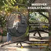 Sweiko Outdoor Hängesessel Hängesessel, inkl. Polster, Produktbild-Vorschau 6
