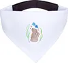 Mr. & Mrs. Panda Hundehalstuch Hase Blume - Weiß - Produktbild-Vorschau 1