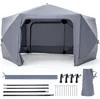 COSTWAY, pop-up pavilón, 427x427 cm, pavilón pro 10-12 Náhled obrázku produktu 1