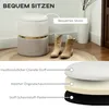 HOMCOM Sitzhocker mit Stauraum Hocker mit Deckel, Produktbild-Vorschau 5