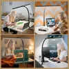 Schreibtischlampe, Klemmleuchte, Doppelkopf Tischlampe, Produktbild-Vorschau 7
