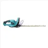 A teal and black cordless hedge trimmer is shown against a white background. Produktbild-Vorschau