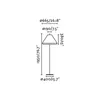 SAIGON OUT C70 Olivgrüne Stehleuchte 2M 71569-11 Produktbild-Vorschau 4