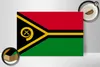 Holzschild Flagge Vanuatus 30x20cm Flag of Vanuatu Produktbild-Vorschau 3