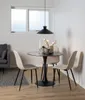 HOMLA SVEA Stuhl in Stoff beige 44x54x86 cm Produktbild-Vorschau 24