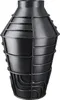 Gilde Vase, "Labyrinth", Metall, schwarz, VE 2, L. 16 cm, Produktbild-Vorschau 3