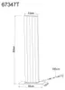 LED Tischleuchte HAYDEN, Schwarz, Metall, MDF, Holzoptik, Produktbild-Vorschau 6