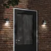 vidaXL: 2 apliques para pared exterior, color , acero Vista previa de la imagen del producto 2
