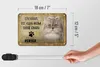 Blechschild Spruch 18x12cm Perser Katze ohne kein Heim Produktbild-Vorschau 5