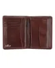 An open brown leather wallet showing the inside compartments. Produktbild-Vorschau