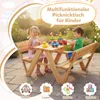 COSTWAY Kinder Picknicktisch, Kindersitzgruppe outdoor mit Produktbild-Vorschau 5