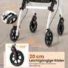 COSTWAY Rollator 5-Fach für Wohnung, Gehhilfe Indoor Produktbild-Vorschau 7