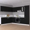 vidaXL Hängeschrank Lyon Schwarz 60x31x40 cm Holzwerkstoff Produktbild-Vorschau 2