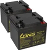 2x Kung Long WP45-12 AGM Akku 12V 45Ah VdS G105087 – 24V Produktbild-Vorschau 1