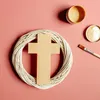 Creative Deco 10 x Krzyż Gruby Kształty ze Sklejki | 20 x Podgląd zdjęcia produktu 2
