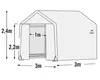 Shelter Logic Serre en film plastique "In-A-Box", 300 x 300 Voir les images du produit 16