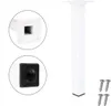 4er Set Möbelfüße Schrankfüße Weiss Eckig 25x25mm Sofafüße Produktbild-Vorschau 2