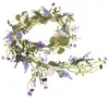 Romantische Lavendel Blumengirlande Deko Lila Rosa Weiß Produktbild-Vorschau 8