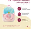 Kinderrucksack Einhorn Regenbogen Mädchen, flauschiger Produktbild-Vorschau 5