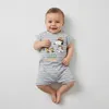 Snoopy Love Baby Kleinkind kurzarm Body Strampler – Grau / Produktbild-Vorschau 3