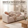 HOMCOM 3-zitsbank, 225 cm. Comfortabele bank met Productafbeelding-voorbeeld 6