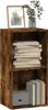 vidaXL Bücherregal Räuchereiche 40x30x77 cm Holzwerkstoff Produktbild-Vorschau 2