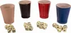 GICO 4 Stück Würfelbecher (echt Leder) bunt (9 cm) mit 6 Produktbild-Vorschau 1