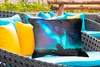MuchoWow® Outdoor Kissen - Nordlichter - Sternenhimmel - Produktbild-Vorschau 4