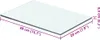 vidaXL Regalboden Glas Transparent 40x20 cm Produktbild-Vorschau 2
