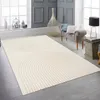 Schlafzimmer Wohnzimmer Teppich mit Hoch- Tiefeffekt und Produktbild-Vorschau 1