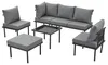 6-teiliges Garten-Lounge-Set Sitzgruppe mit verzinktem Produktbild-Vorschau 19