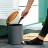 bremermann Mülleimer mit Bambus-Deckel, Bad-Abfalleimer mit Produktbild-Vorschau 5